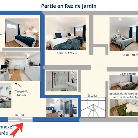 Grande Maison&annexe, à Deux Pas De La Rochelle